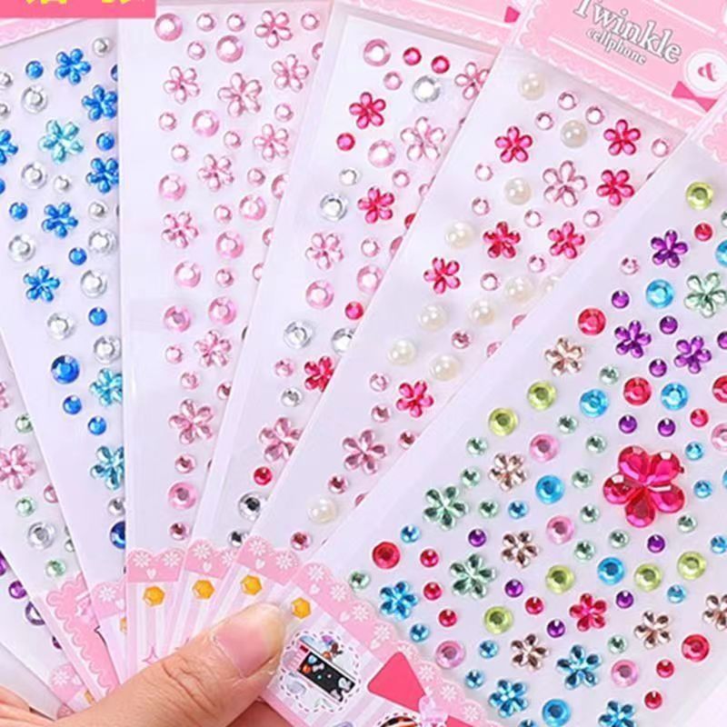 Children's Starry Sky Acrylic Diamond Stickers Crystal Stickers DIY Creative Stickers Mobile Phone Stickers Random Stickers Random Creative Gifts