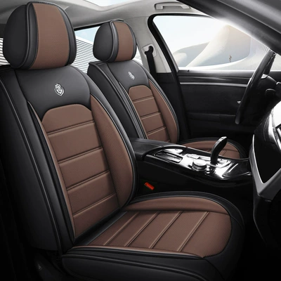 Universal seat cover, cushion four seasons general all-inclusive - black-brown-standard-edition
