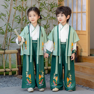 New boy Miao Jiang Zhuang Tujia ethnic minority performance clothing style embroidered Hanfu girl spring Western Princess