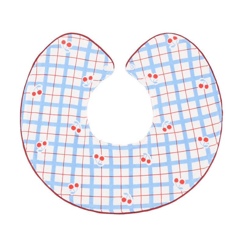 Babero Reversible Giratorio de 360 Grados para Bebés de Algodón Absorbente image 4