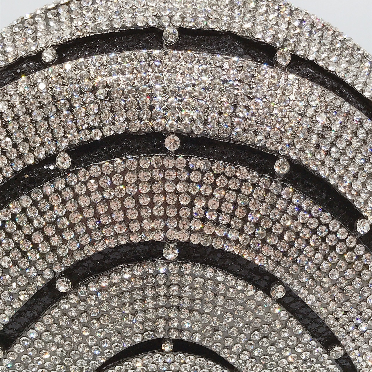 Nuevos productos transfronterizos con diamantes para la cena de la bolsa de metal vacío caja dura bolsa de cristal para la cena de la bolsa de mano llena de diamantes bolsas de mujer suaves