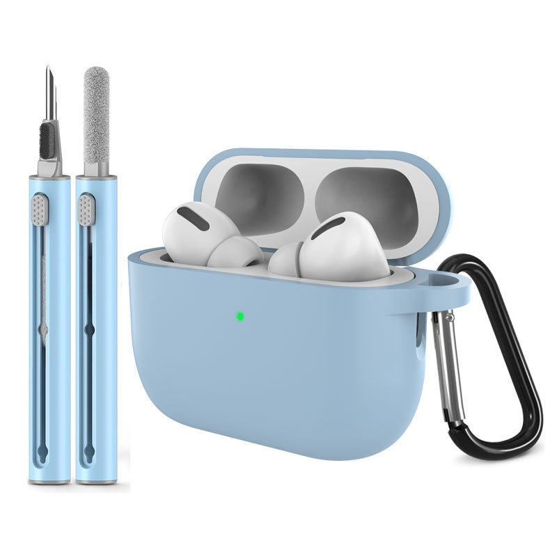 适用Airpodspro3保护套苹果耳机保护壳硅胶纯色airpods保护壳批发|undefined
