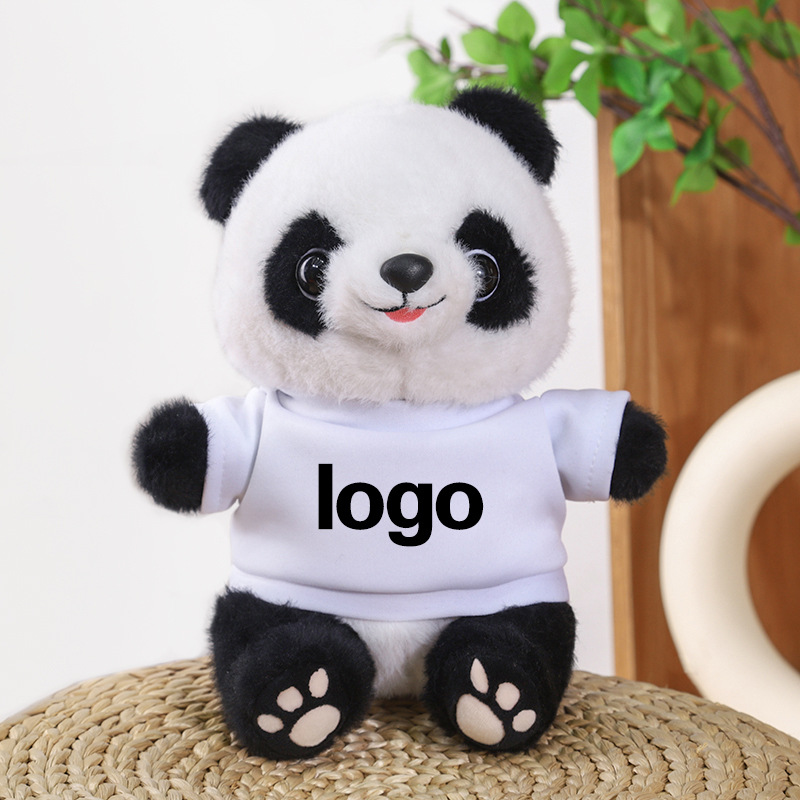 Juguetes de peluche Panda LOGO Coche 4s Tienda Juguetes Lindo Panda Simulado Muñeca Panda Regalo