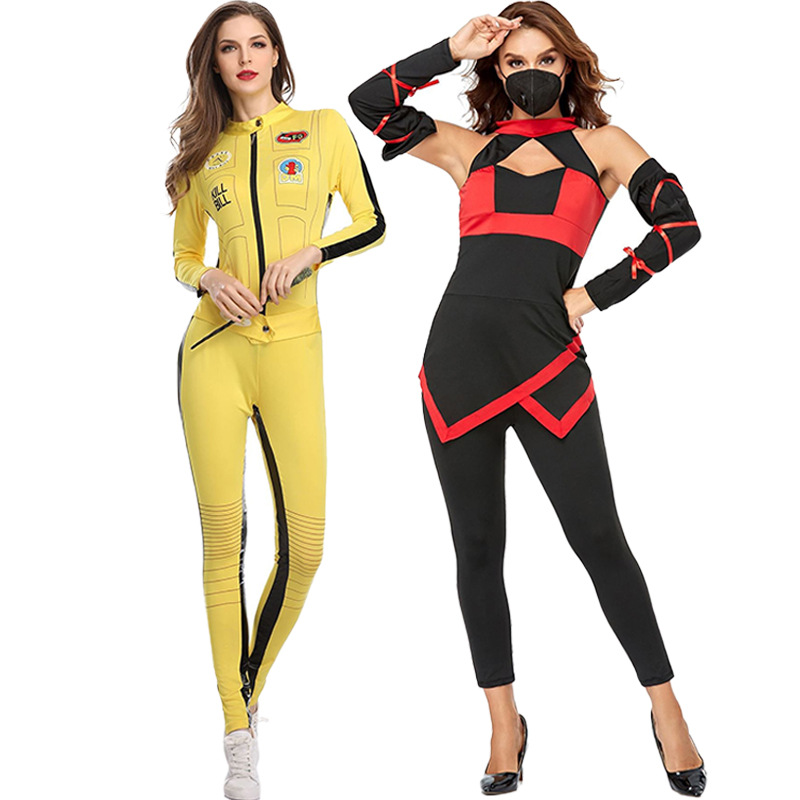 Disfraz de porristas f1 uniforme femenino traje de carreras traje de tribu de ciclismo traje de halloween bidimensional para adultos de una pieza femenina