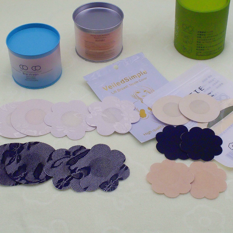 Одноразовые нетканые молочные наклейки круглые цветочные формы одноразовые кружевные наклейки на груди круглые цветочные бесследные ультратонкие и дышащие