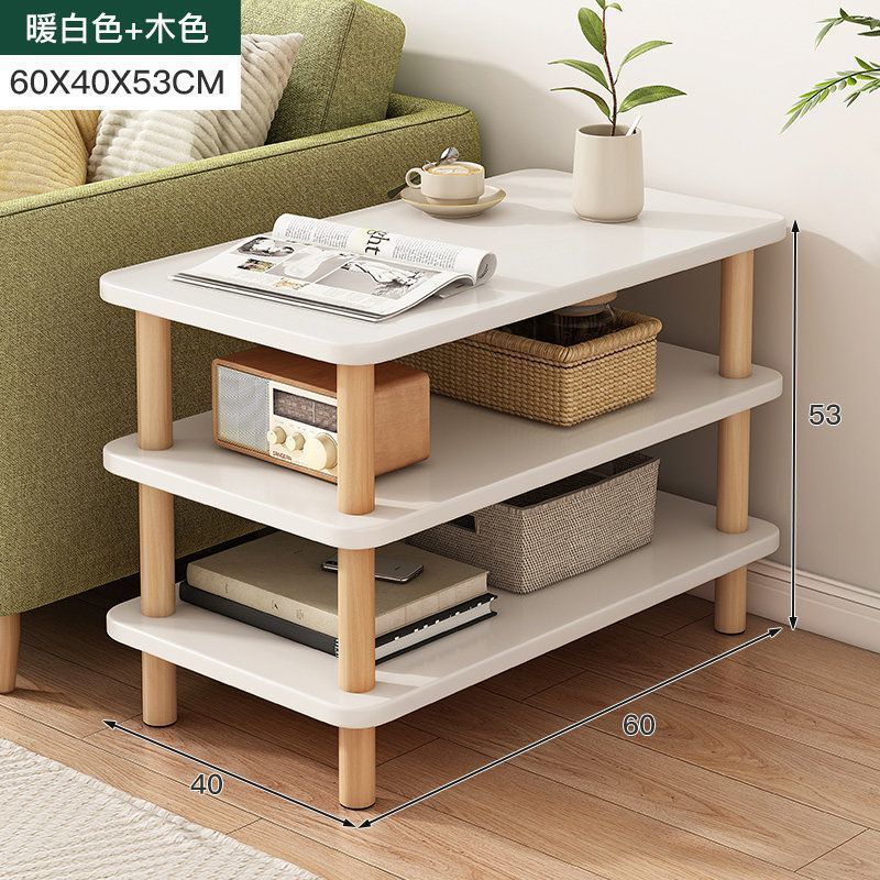 Mesa de té pequeña mesas de cabezal de cama pequeña mesa de cabezal de cama simple de alquiler de alquiler de habitaciones de cabezal de cama pequeña mesa dormitorio