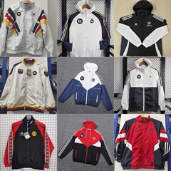 新2526复古双面风巴萨皇马曼联英格兰巴黎拜仁阿根廷阿森纳桑托斯