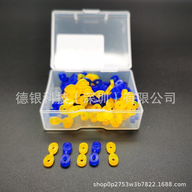 Dental wedge elastic tooth wedge tooth gap wedge rubber ring tooth wedge dental material consumables 80/box