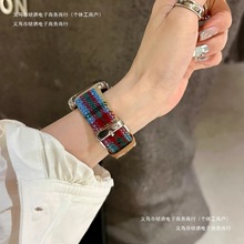 678989表带毛呢复107古老5钱风适用