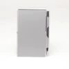 A set of notes in a silver iron box [comes with a fifty-page replacement book + pen refills]