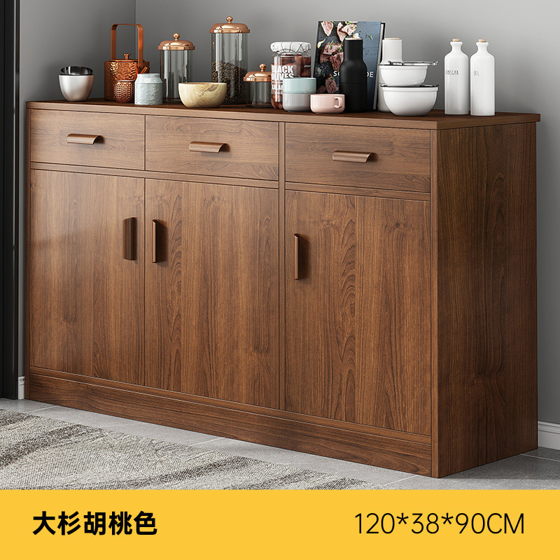 现代简约厨房餐桌餐边柜客厅靠墙酒柜储物柜家用厨房碗柜置物柜子|undefined