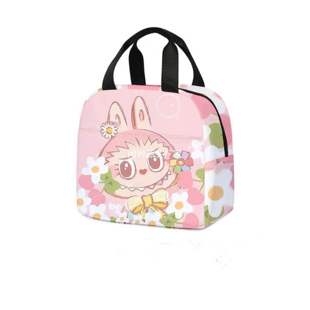 Карточница-карточка мультяшная держатель, льня bag для учеников начальной школы, термос, сумка для ланча, сумка для еды