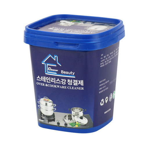 Stainless steel cleaning paste, household kitchen oil stain, pot bottom black scale removal, powerful rust removal cleaning agent, decontamination artifact