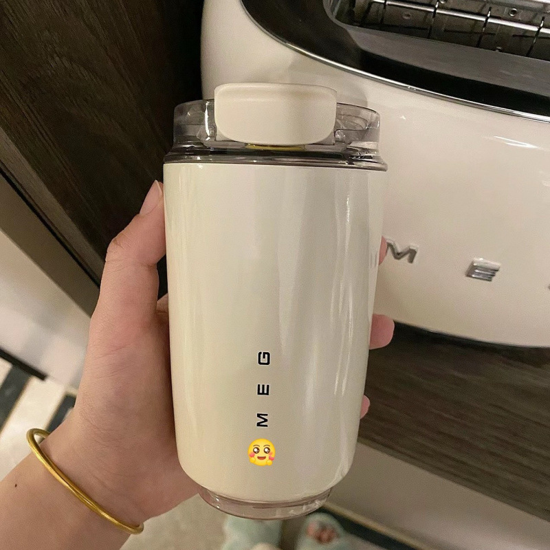 smeg食品级不锈钢随行杯ins咖啡杯保温杯包邮到家--批发--代发