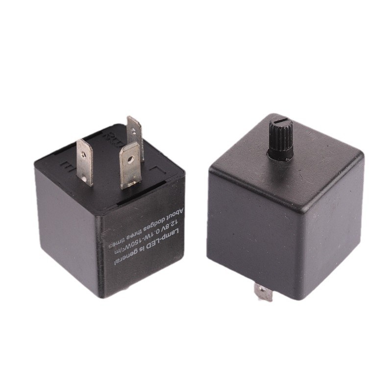 汽车电子闪光器 可调频闪光器12VLED闪光器转向灯闪光器