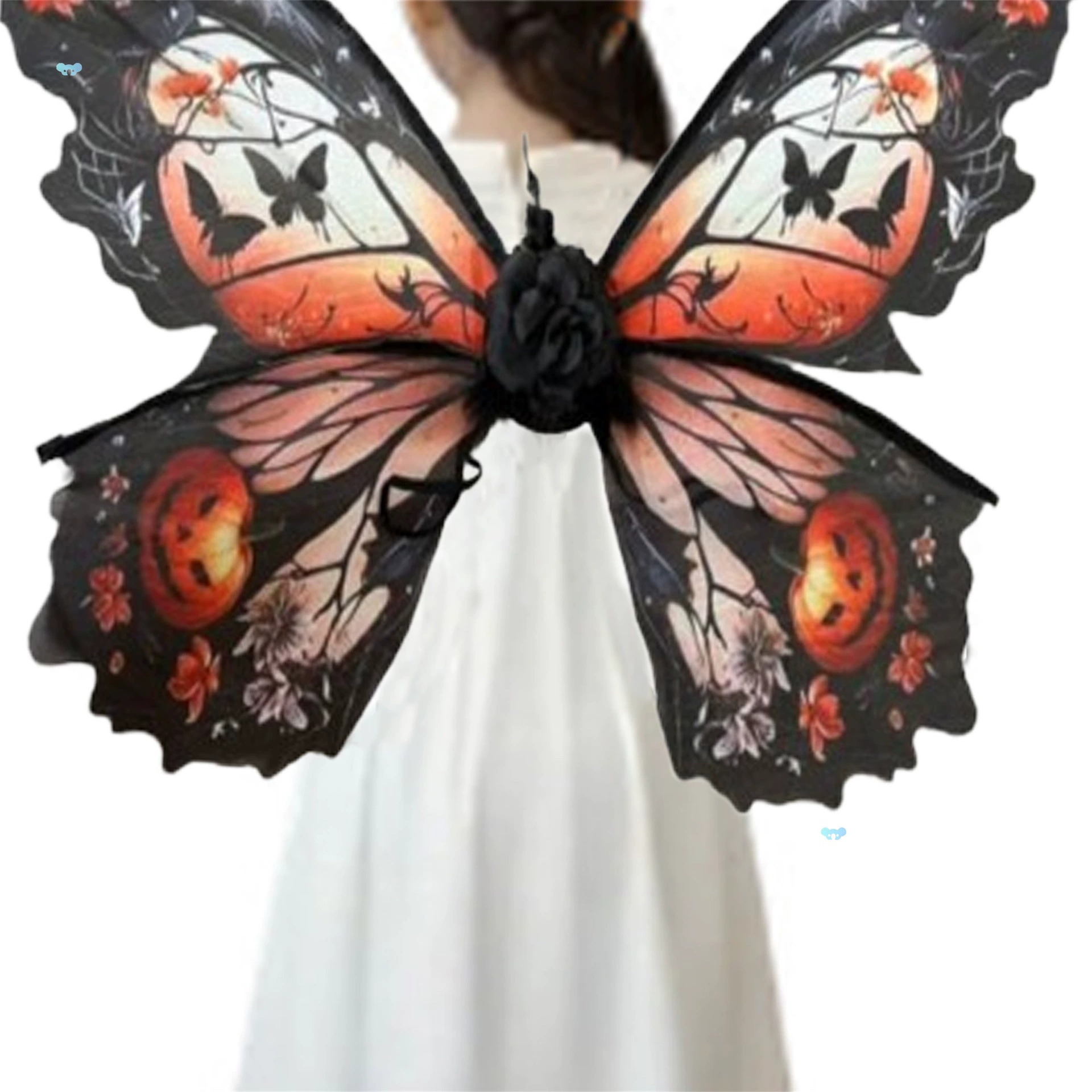 1 шт. Очаровательные крылья феи-бабочки для женщин из полиэстера, трансграничные