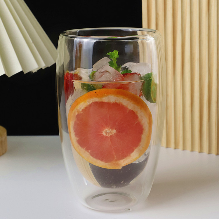 Caneca de vidro borossilicato de parede dupla copo de café_voghion.com