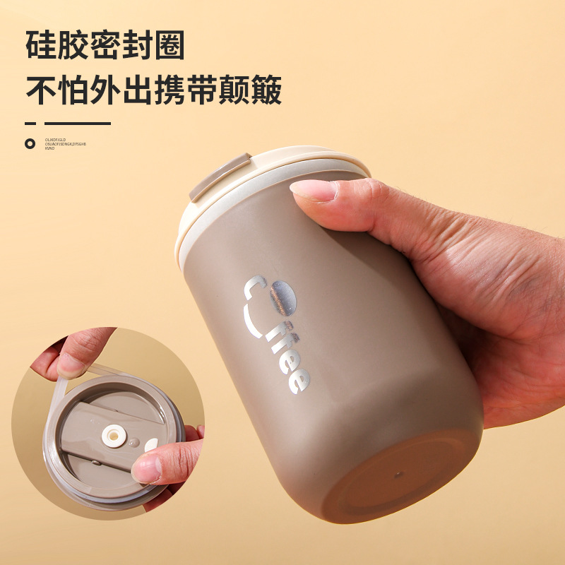 Stainless steel 304 coffee insulation mug, handy cup, high-value cup, simple, portable, creative gift LOGO