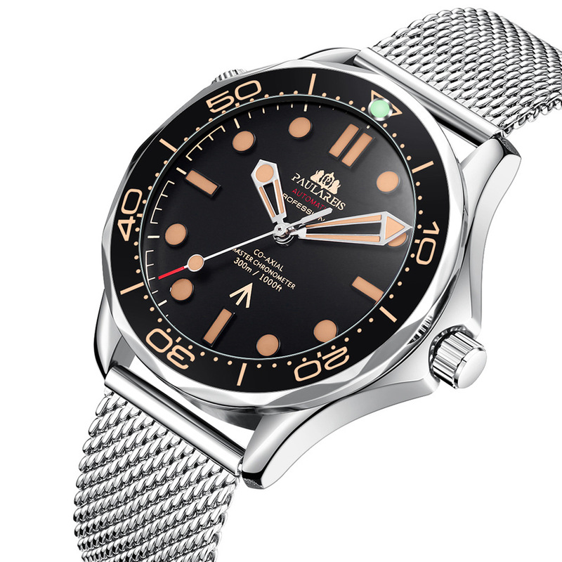 Fully Automatic Mechanical Luminous Steel Mesh Strap Men's Watch Automatic Watch Fully Automatic Mechanical Luminous Steel Mesh Strap Men's Watch Automatic Watch