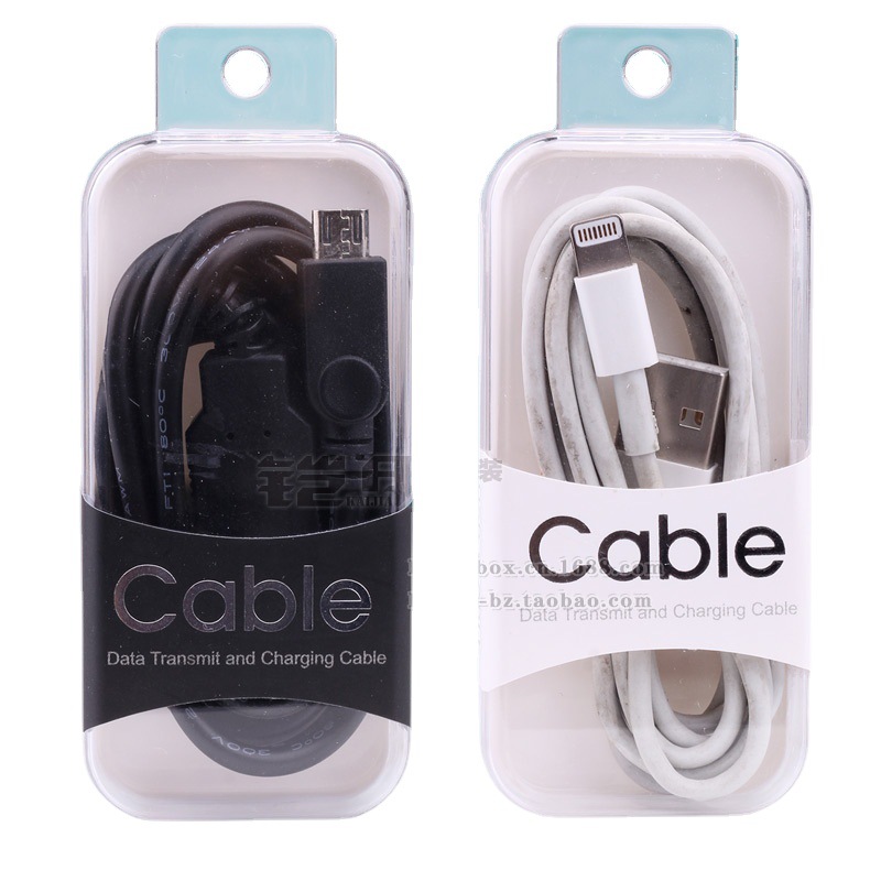 高档水晶盒数据线包装 苹果三星数据线迷你水晶盒包装批发 DJ-411