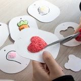 Губка для ванны, слайм, трехмерные ватные диски, DIY, граффити, антистресс