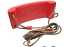 Red three-strand rope (no accessories)