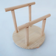 鹦鹉用品 鸟玩具 双棒游戏架 桌面训练站架 游乐场站台攀爬梯秋千