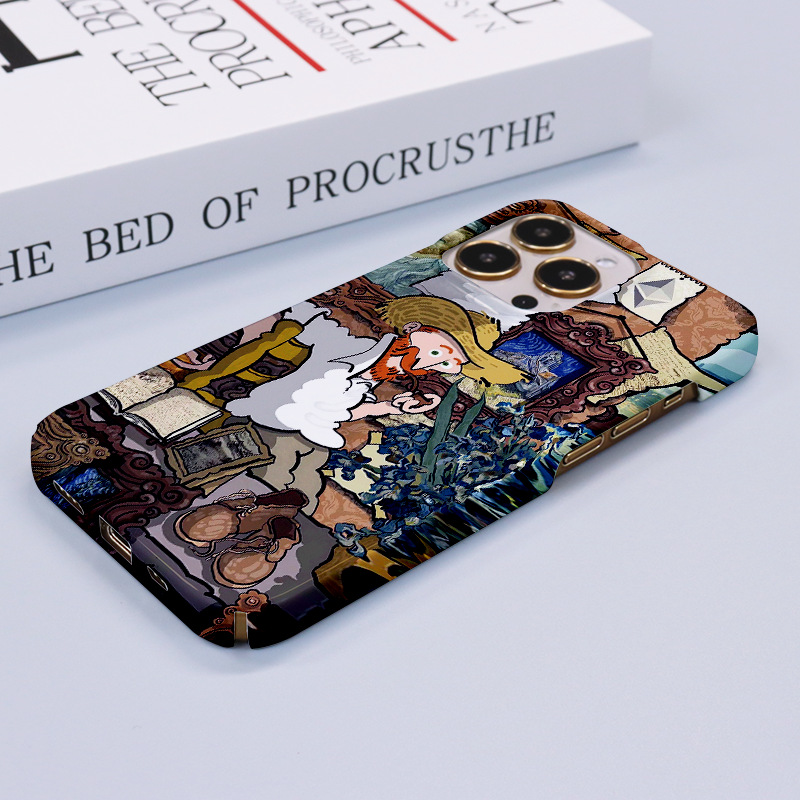 Premium Handyhülle Für Iphone Mit Ölgemälde Kunst Design_voghion.com