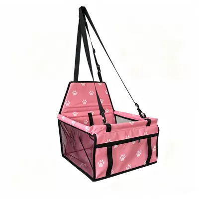Multi-function pad — Seat - pink-footprints-reinforced-pvc-white-pipe