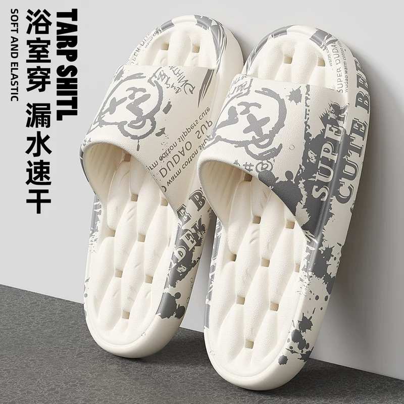 Hotel Shower Room Bath Non-Slip Sandals Hollow Quick-Drying Couple Home Indoor Thick Sole New Wholesale Home