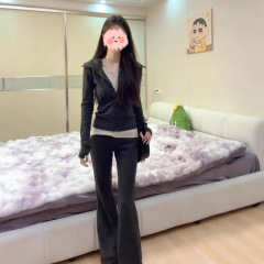 秋季休闲卫衣运动套装女2025新款外套秋装韩系早秋穿搭一整套ootd