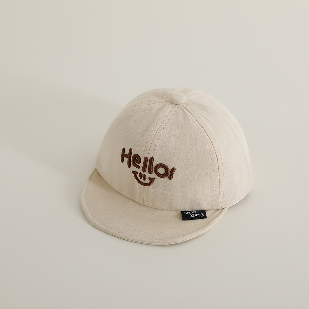 Hello Sen Sombrero de bebé primavera y otoño blando gorra de lengua gorra para bebés delgada sombrero de sombrero de béisbol