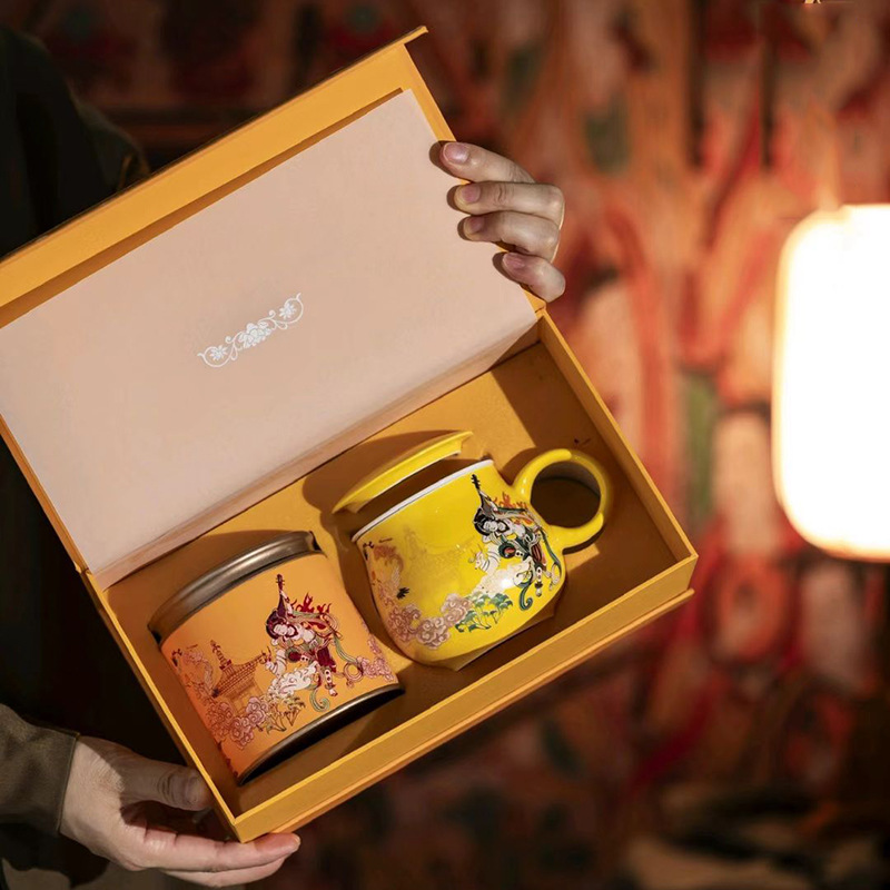 다메이 차이나-싱글캔+컵-옐로우