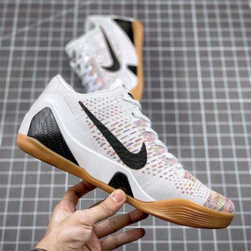 Kobe 9 Elite Low Protro Colorful White Shock-Absorbing Low-Top Basketball Shoes for Men and Women 698595-109 Kobe 9 Elite Low Protro Colorful White Shock-Absorbing Low-Top Basketball Shoes for Men and Women 698595-109