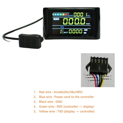 24V36V48V60V72Vsw900 Color Screen Other vehicle instruments - ordinary-line-style