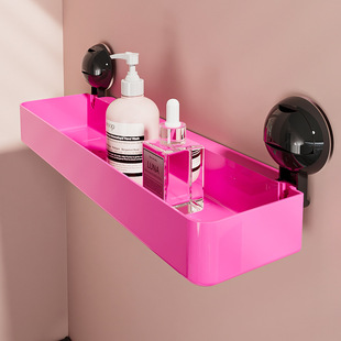 No Room Suction Cup Storage Rack Without Punching Bathroom Bathroom Corner Shower Room Toilet Washbasin Wall Storage Rack