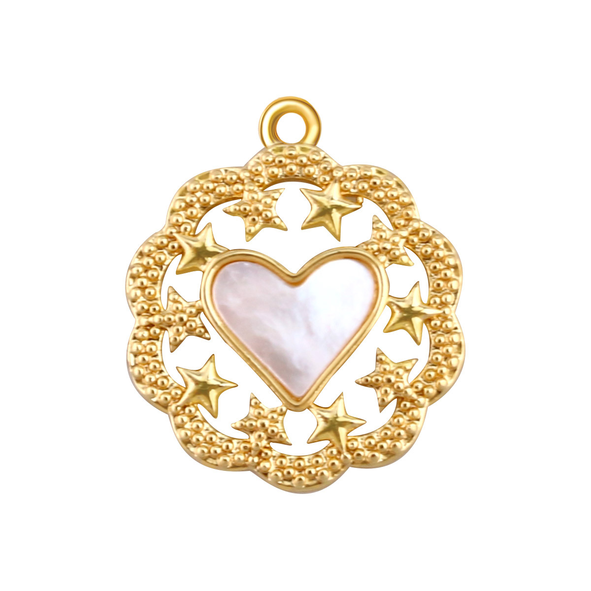 2g Weight Pendant Jewelry Making Type 12*12mm Jewelry Making Size Shell, Zircon Inlay Material DIY Jewelry Accessories Classification 1 Piece Quantity Copper Material Heart Shape Pattern All Seasons Season Plating Design Elegant, Vintage Style Style 1 Piece 12*12mm Copper Shell Zircon Heart Shape Pendant 1