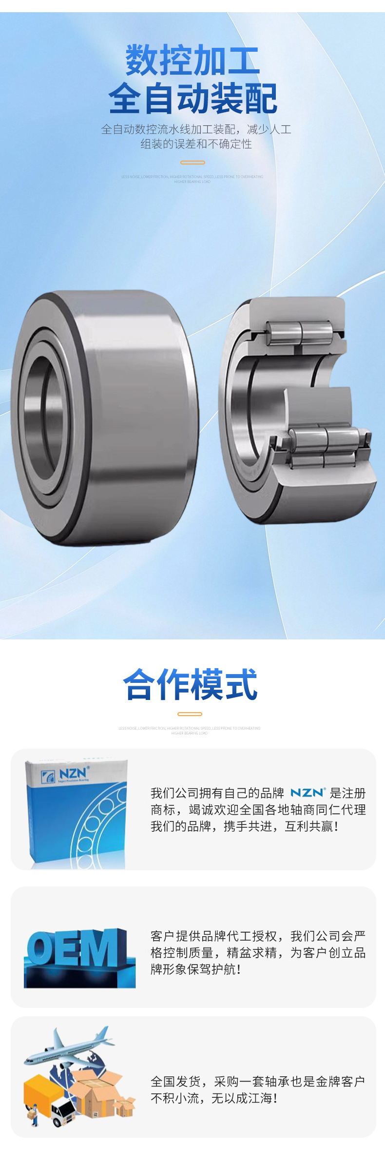 Heavy Duty Support Roller Bearing Low Friction Long Life Alloy Steel Build Fit for Crane, Forklift