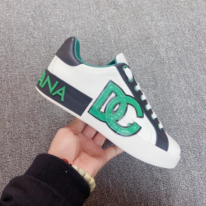 Comercio exterior orden Original D familia Four Seasons casual low-top DG plataforma zapatos de cuero punta redonda talón plano zapatos de viscosa de los hombres Guangzhou bienes