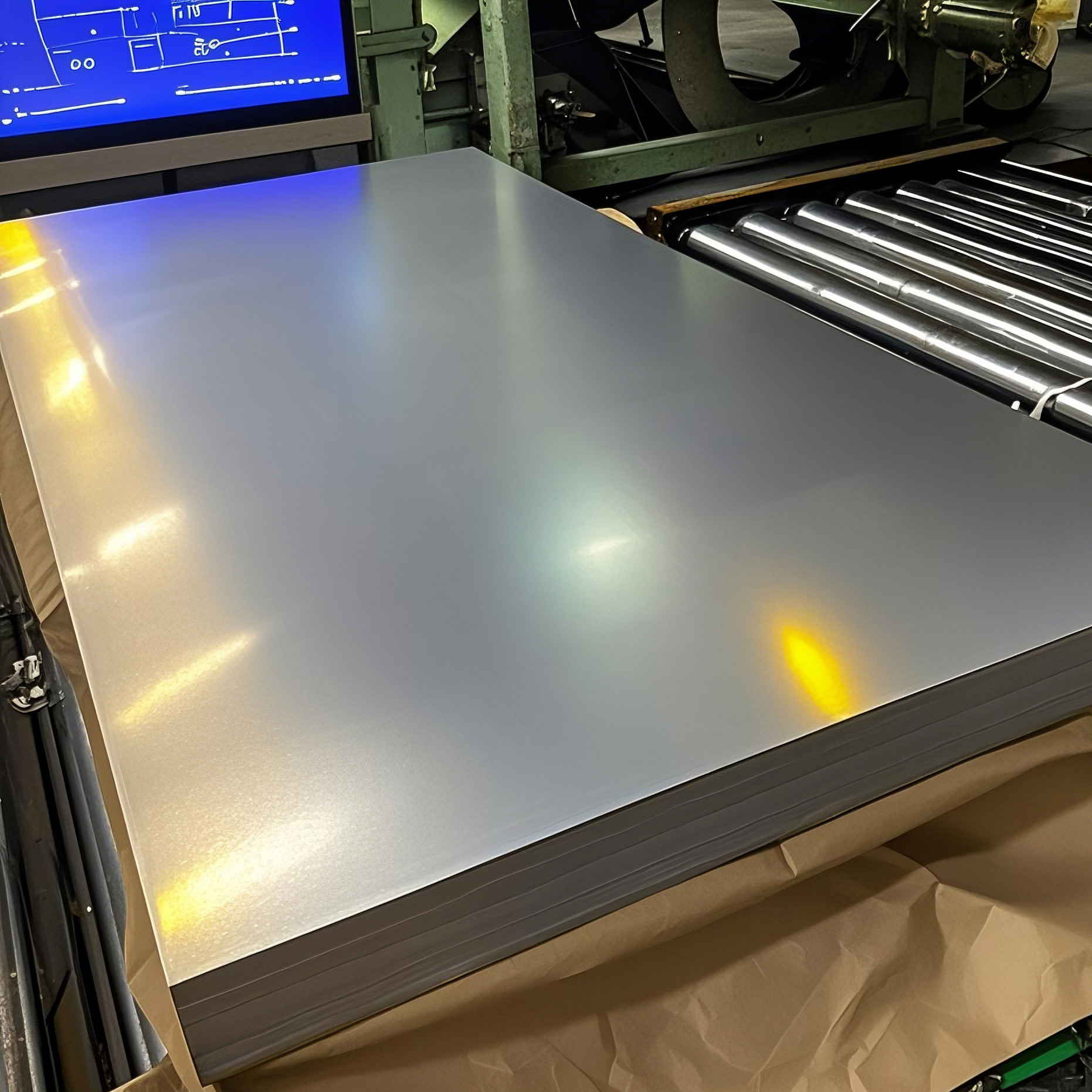 供应S350GD+Z180无花涂油结构热镀锌板热镀锌卷(图)