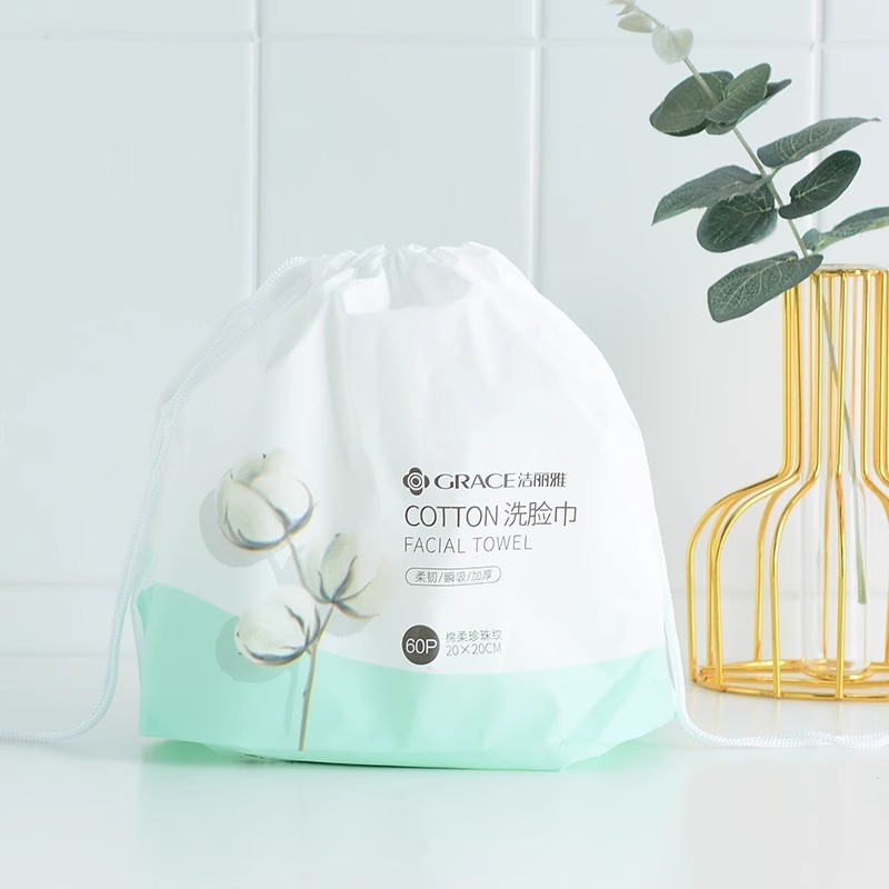 JELIA toallas faciales desechables, toallas faciales de salón de belleza gruesas, toallas de limpieza facial tipo rodillo para el hogar, toallas de limpieza facial caseras