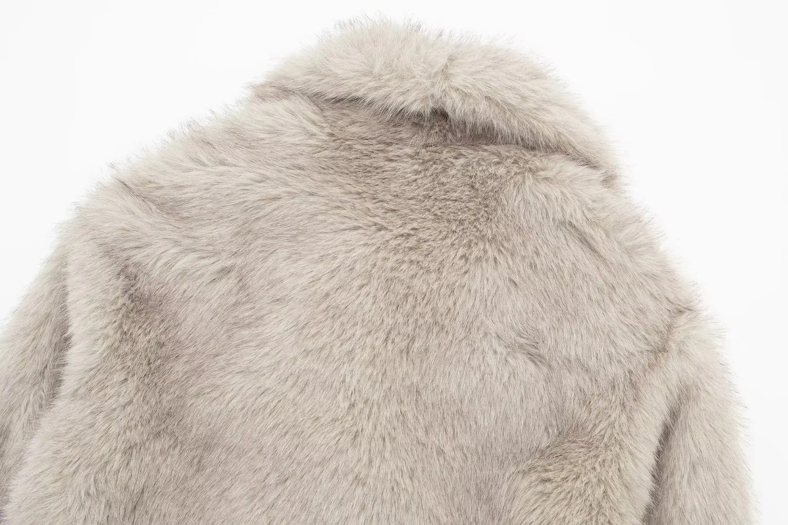 Winter, Autumn Season Women's Streetwear Solid Color Coat Faux Fur Coat