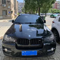 Применимо к 08-14 BMW X5X6E70E71 параллельные брусья блестящий черный сетчатый ремень X5X6 двойная почка черная сетка