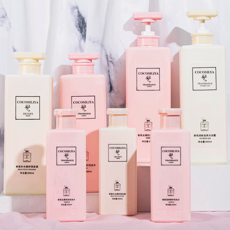 Fábrica directa COCO SILIYA perfume anti-caspa, control de aceite champú, gel de baño Rumin, un producto para el cabello.