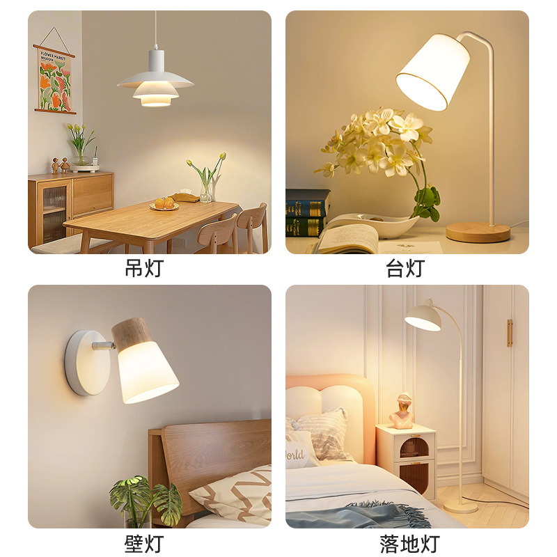 led灯泡超亮白光E27螺口暖光恒流护眼家用工厂室内工程养殖照明灯|undefined