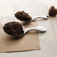 Stainless steel retro shell embossed/hammered short handle teaspoon English-style black tea spoon tea scoop tea utensil