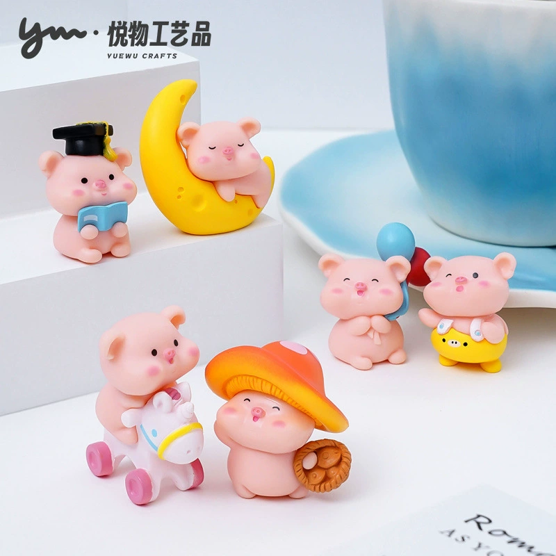 Креативные милые наручные брюки Луна тупой поросенок diy украшения слепые сумки висящие аксессуары настольные автомобильные украшения