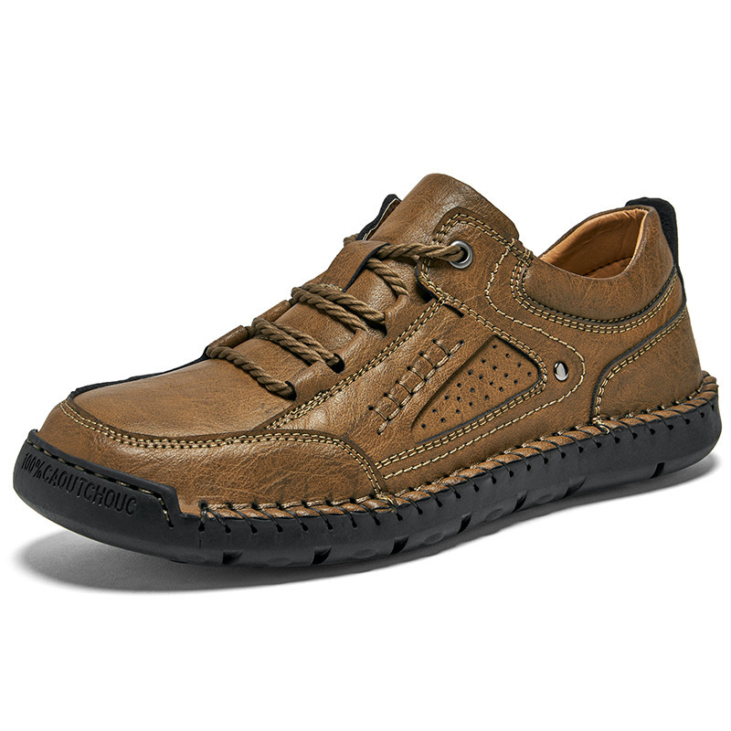 Comercio exterior zapatos de hombre al aire libre zapatos de herramientas de base blanda zapatos deportivos casuales zapatos transpirables de moda de tamaño grande para hombres un pedaleón