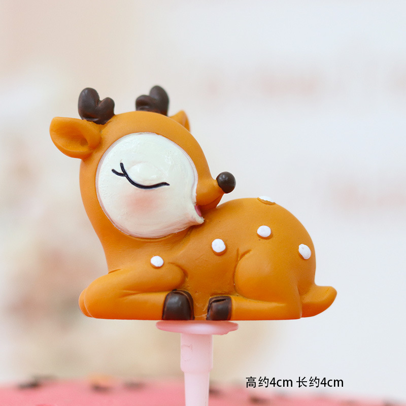 Regalos de Navidad decoraciones de Navidad Figuras de Papá Noel muñecas de nieve alce hechas a mano decoraciones de escritorio de automóviles para chicas