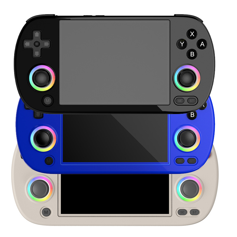 Ambernic's New Rg40Xxh Horizontal Version Retro Portable Handle Handheld Game Console Connected to Tv Arcade